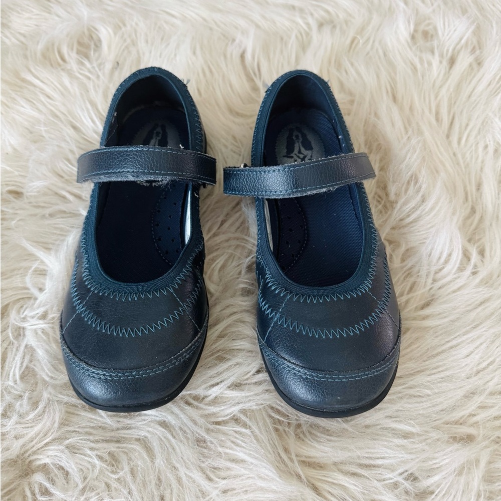 Hush Puppies Dark Blue Kids Dress Shoes